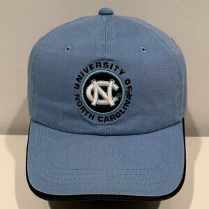 UNC North Carolina Tar Heels Signatures Strapback Adjustable Hat Cap Blue